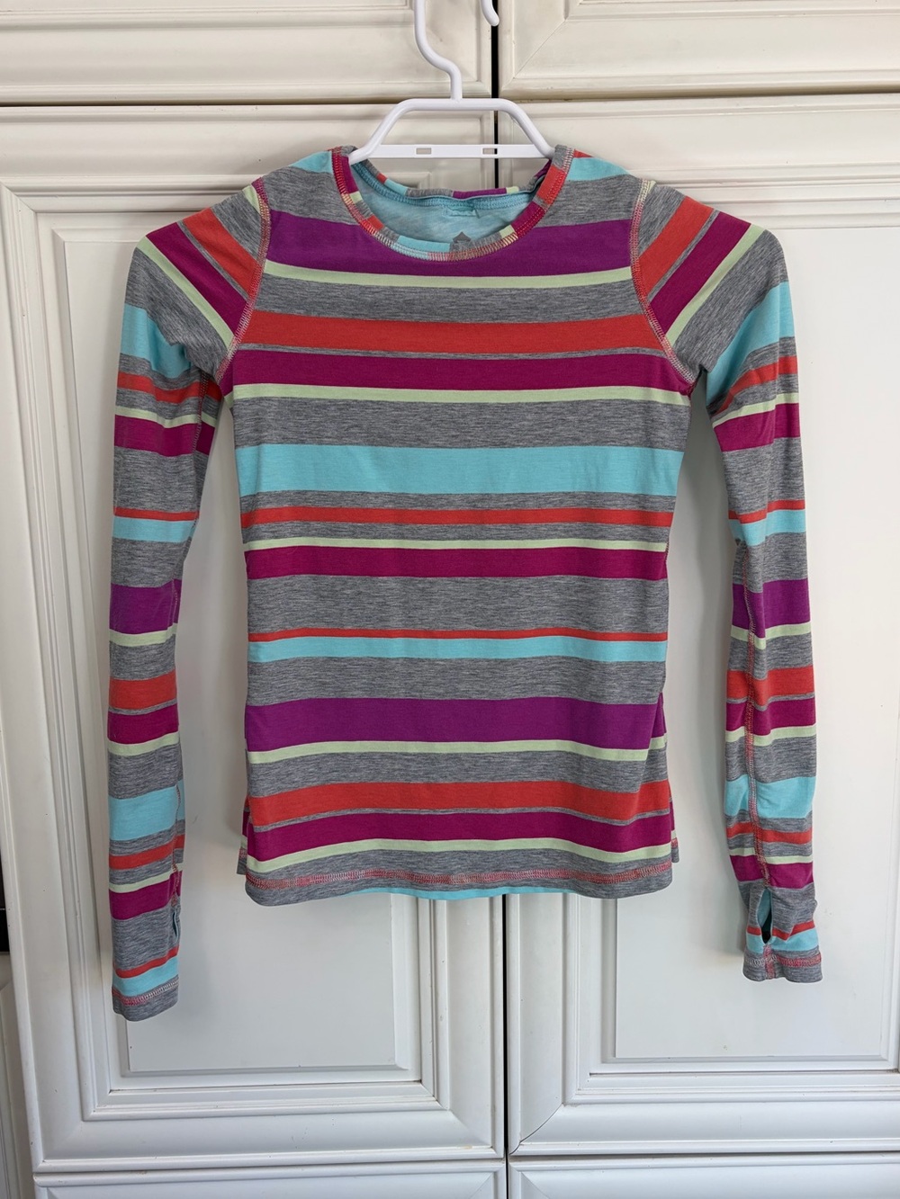 Ivivva by Lululemon reversible girl’s long sleeve shirt